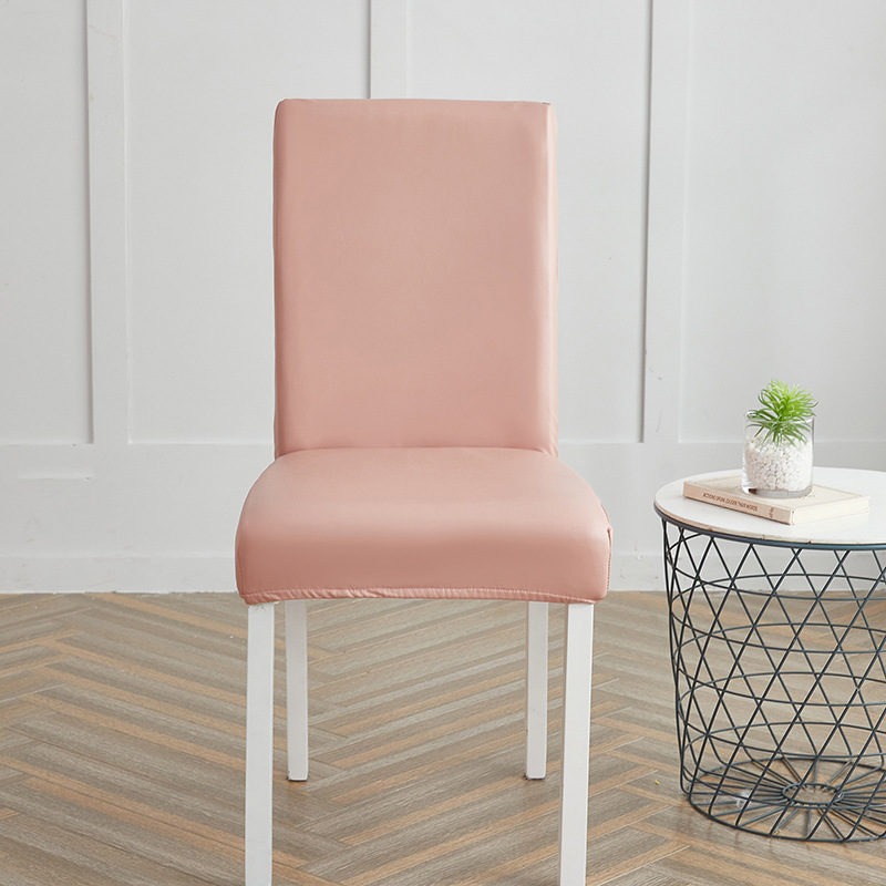 Picture of Chair Cover Cross-border New Solid Color Stretch Leather Seat Cover Amazon Dining Chair Office Waterproof and Dustproof Chair Cover