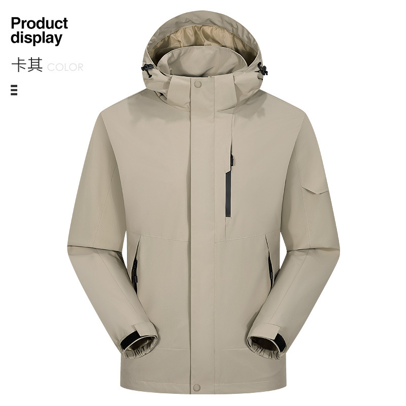 2025 Spring and Autumn Rustic Clothes Men's Coat Outdoor Travel Jacket Windproof Waterproof Jacket Rustic Clothes for Men and Women Couple
