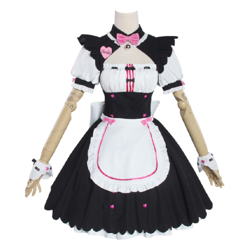 Cat Girl Paradise Cos Suit Lolita Chocolate Fragrance Cosplay Lolita Skirt Maid Costume Anime Uniform