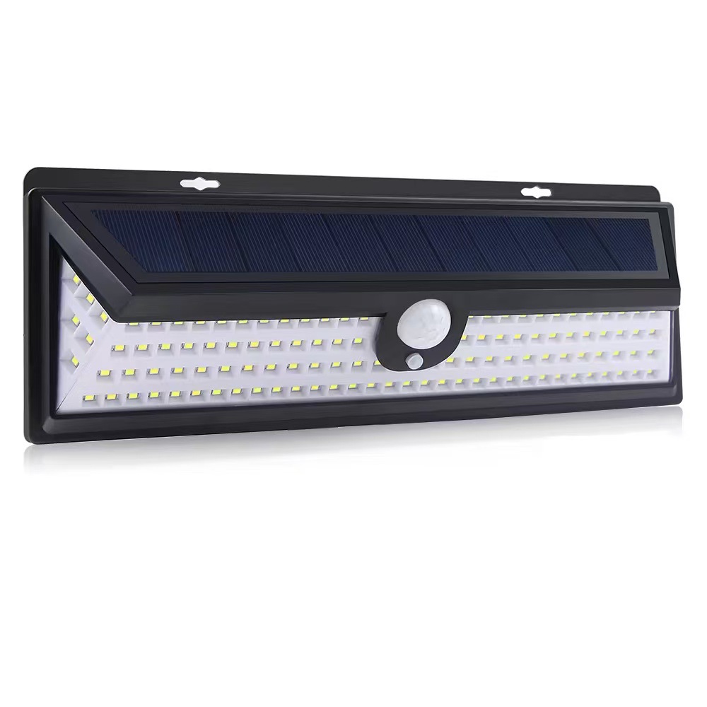 Cross-border explosions 118LED human body induction solar light outdoor garden lighting garden light solar long wall lamp