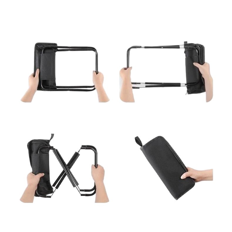 Picture of Outdoor Folding Chair Handbag Stool Home Camp Chair Travel Pencil Case Little Mazar Fishing Subway High-speed Rail Queuing Folding Stool