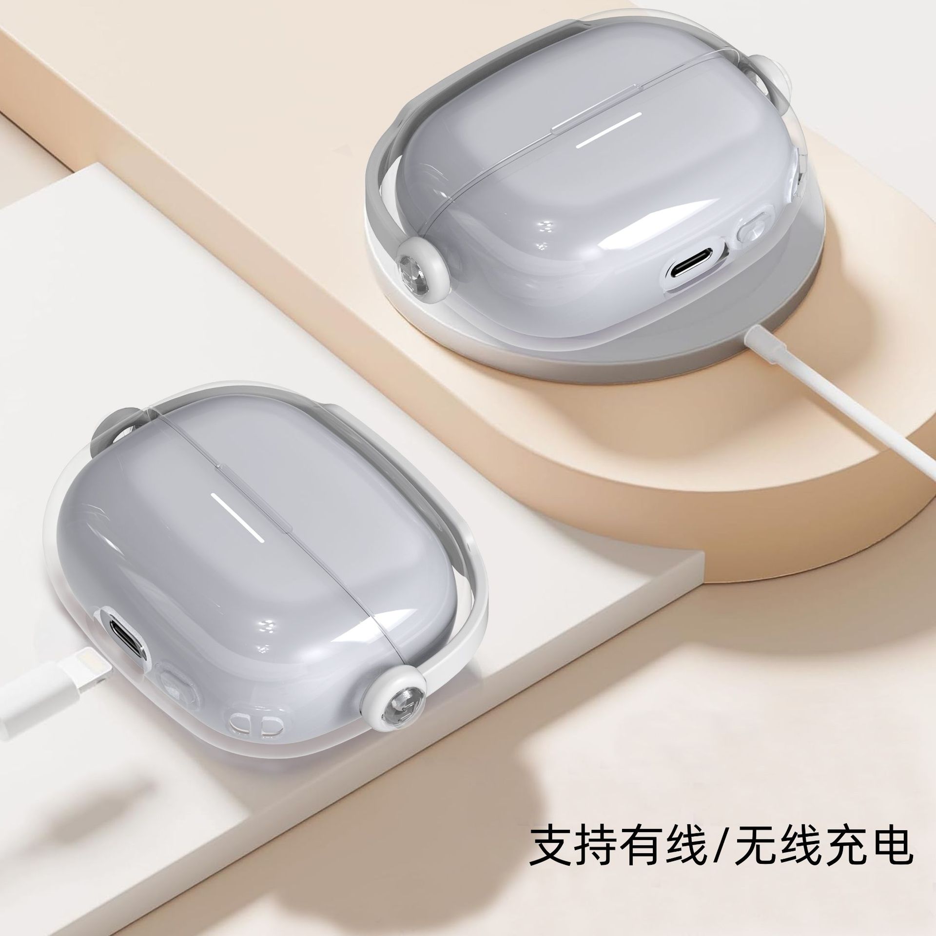 Picture of Suitable for Redmi Buds6Pro Protective Case 4Pro Transparent Lock Protective Case Redmi Buds5Pro Headphone Case