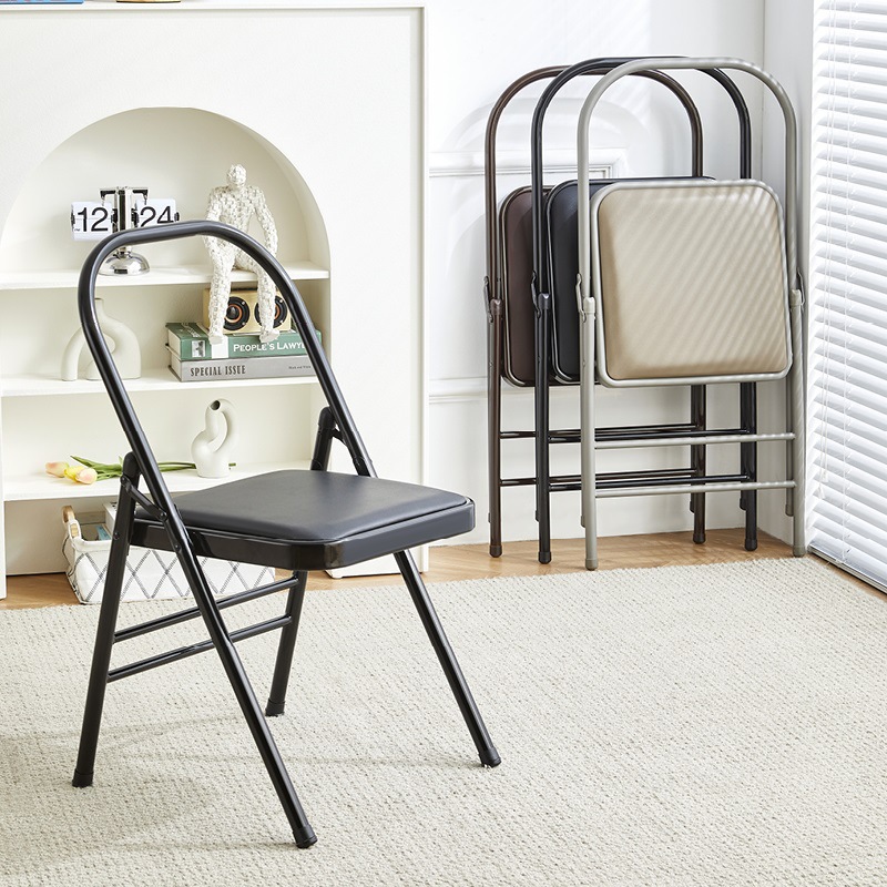 Pu Surface Professional Foldableing Yoga Stool Yoga Chair YogaIyengar Assistive Pilates Chair
