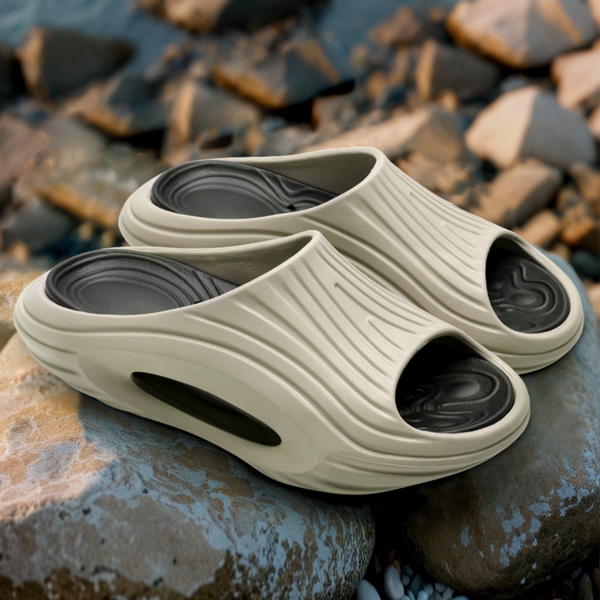 Sports Slippers Men's Summer 2025 New Style Outer Wear Thick Bottom Non-slip Eva Outdoor Fashionable Sandals for Men
