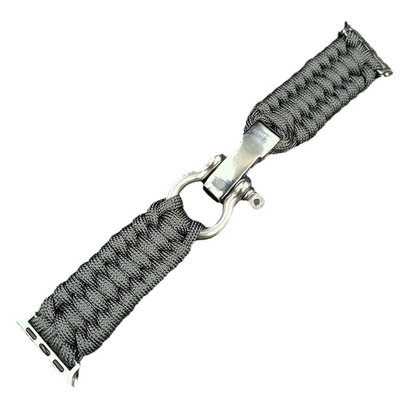 Suitable for Apple Applewatch Nylon Sports Iwatch38/42/40/44Mm Woven Steel Buckle Strap