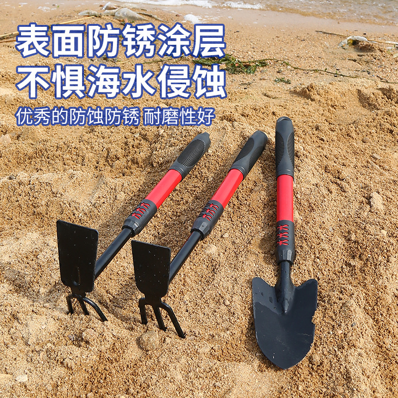 Picture of Sea-driving tools suit children's beach sand digging special shovel sea-driving clip sand digging small rake sea-driving shovel