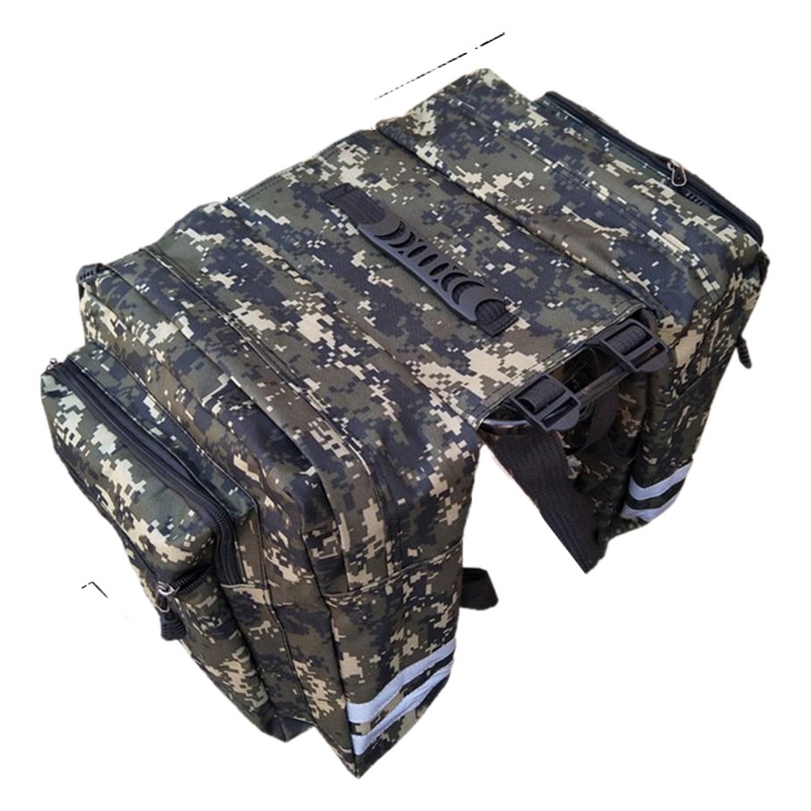 Bicycle Large Double Pack Mountain Bike Pack Rear Pack Bicycle Rack Pack Double Pack Riding Equipment