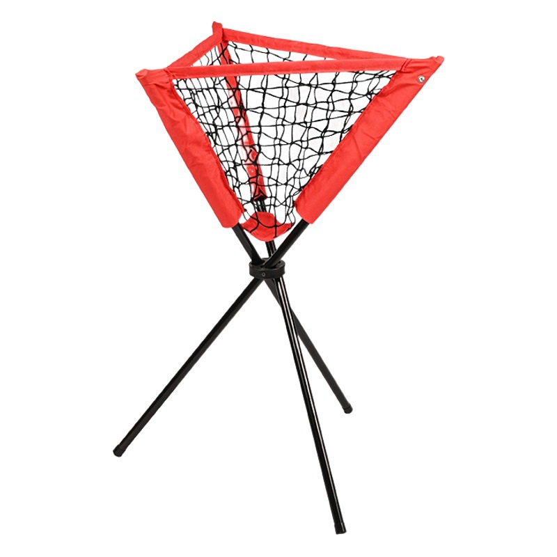 Baseball and Tennis Ball Basket Portable Ball Holder Storage Rack Triangular Ball Rack Outdoor