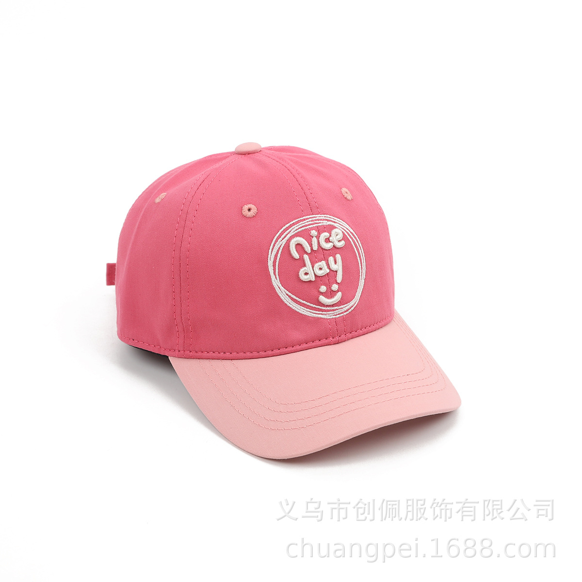Picture of Chuangpei children's cap spring and summer handsome cap Macaron color matching children's baseball cap can be customized logo