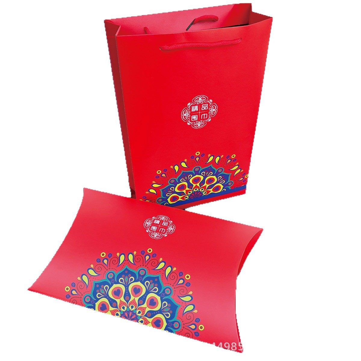 Picture of New Enlarged Fine * Scarf Silk Handbag Ready-Made Scarf Gift Paper Bag Ingot Box Manufacturer One Piece