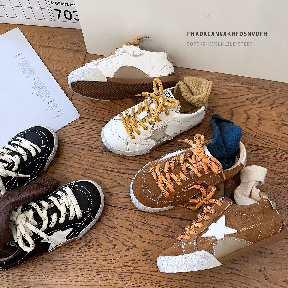 Retro Star Kidsren's Shoes, Spring & Fall Kidsren's Sports Shoes, Girls' White Shoes, Boys' Dirty Shoes, Baby Sneakers, Shoes