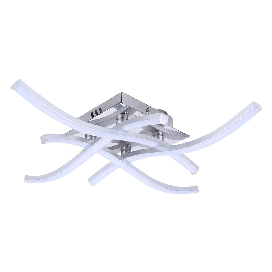 Cross-border modern simple LED ceiling lamp creative four-fork wave Zhongshan home improvement bedroom living room hall main lamp