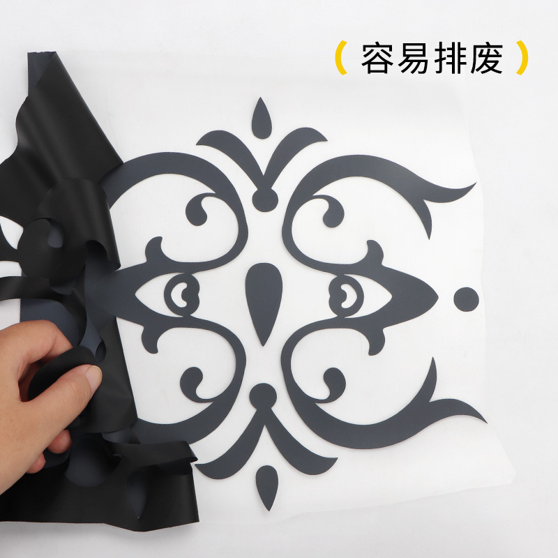 Picture of PU thermal transfer engraving film logo printing ordinary color engraving hot stamping film clothing T-shirt hot stamping film whole roll