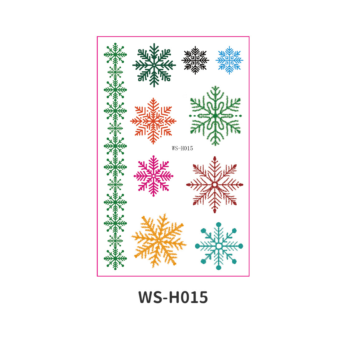 Picture of New Christmas Tattoo Sticker Children Cartoon Holiday Party Atmosphere Eco-friendly Waterproof Face Sticker Elk Tattoo Sticker