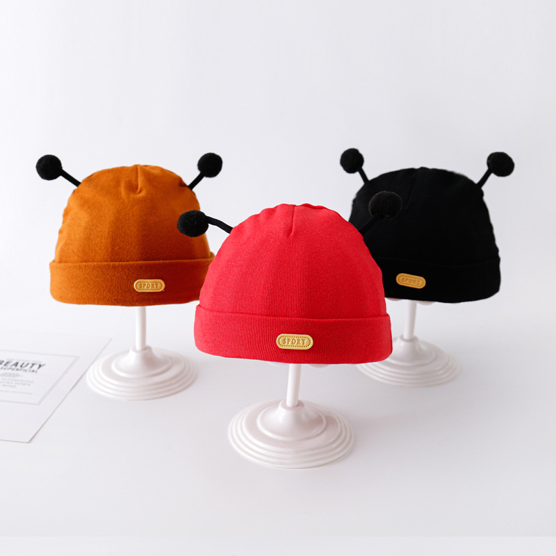 Picture of 0 to 3 Months Newborn Baby Hat 6 Baby Hat Baby Newborn Pure Cotton Autumn and Winter 4 Spring and Summer Thin Boneless