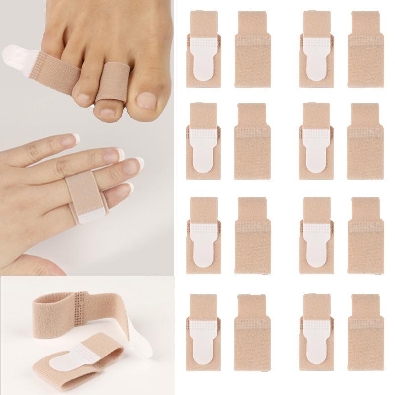 Overlapping toe strap adult child claw toe bending correction fixed strap finger fracture fixed strap
