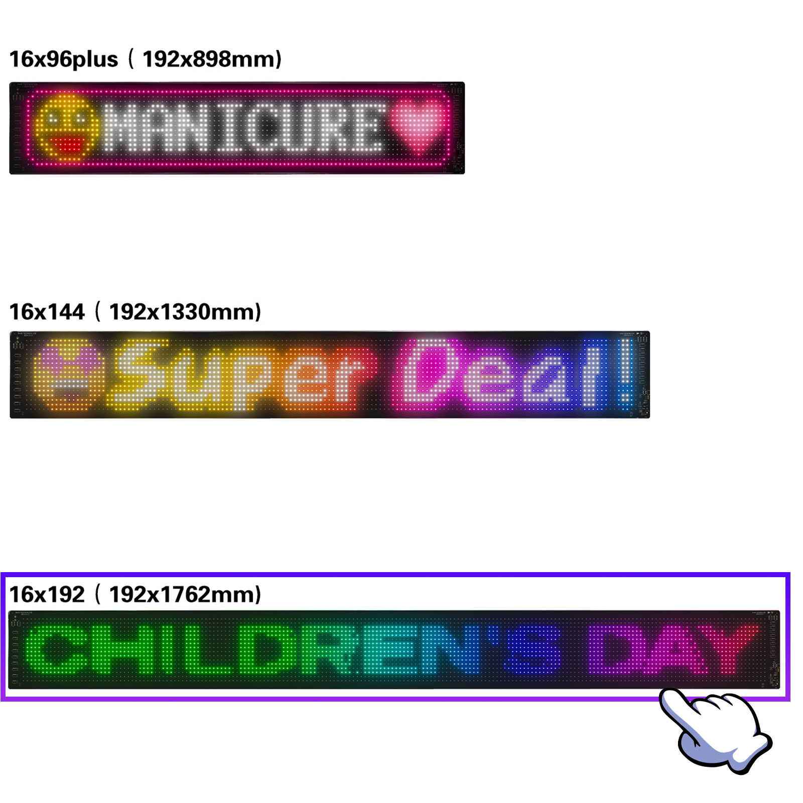 Picture of Led Flexible Screen Led Screen Bluetooth Advertising Screen Ultra-Thin Waterproof DIY Store Recruitment Screen Led Follow-Up Screen Cross-Border New Product