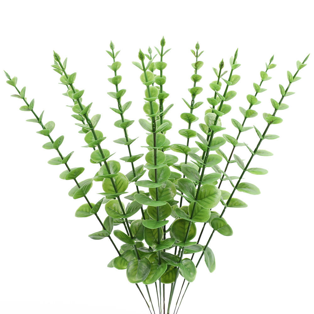 Picture of Cross-Border Simulated Green Plants Eucalyptus Leaves Amazon Simulated Plants Wholesale Eucalyptus Leaves Ins Decoration Home Wedding