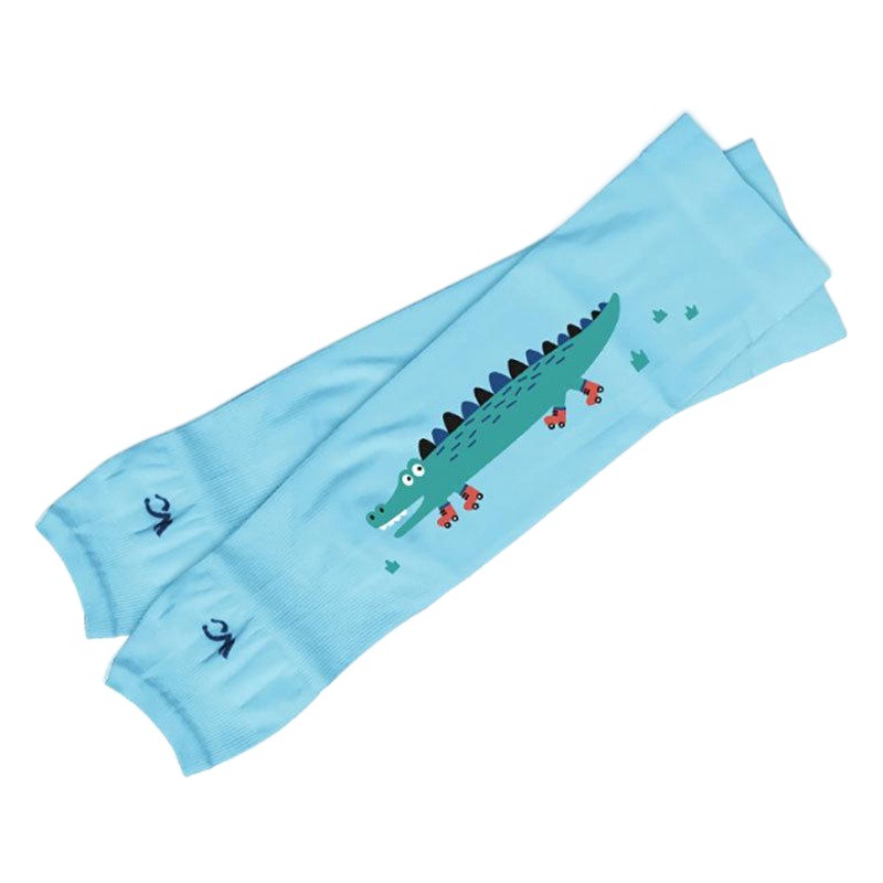 Korean vvc children's ice silk sleeve summer sunscreen sleeve UV protection arm sleeve long cartoon arm protection