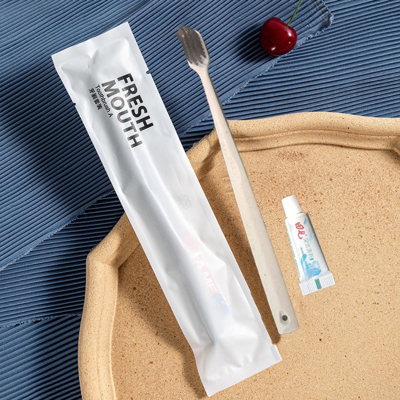 Picture of Hotel Special Hotel Toiletries Set Comb Disposable Toothbrush with Toothpaste Soft Hair Homestay Wholesale Customization