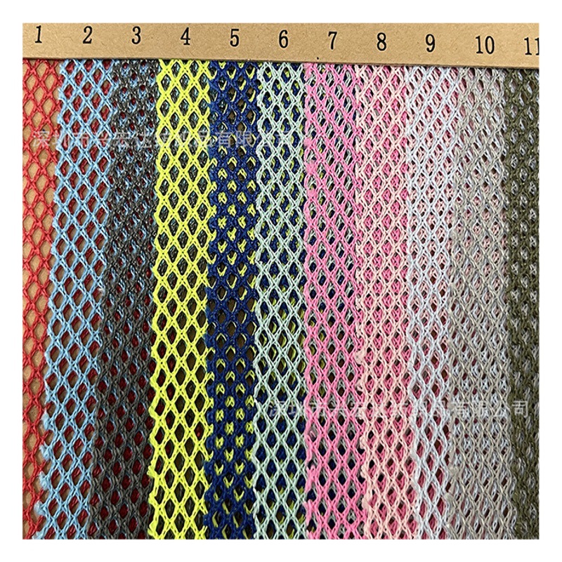 Spot wholesale four-corner thick diamond mesh polyester fabric bags backpack side bag wear-resistant outdoor Sill