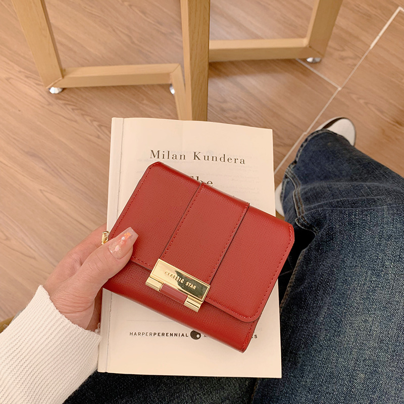 Picture of 2025 Cross-Border New Small Wallet Women's High-End Small Foldableing Wallet Short Zipper 70% off Clutch Bag for Women