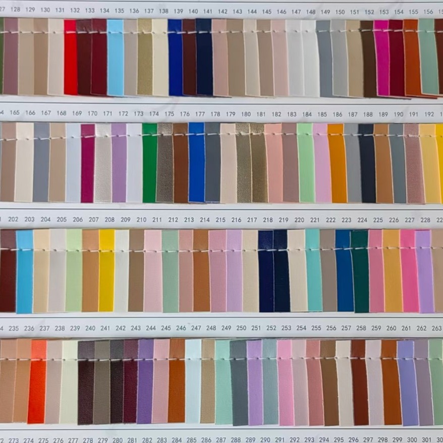 Picture of Yiwu factory nappa grain pu leather whole in stock wholesale leather bed seat luggage sofa artificial leather fabric