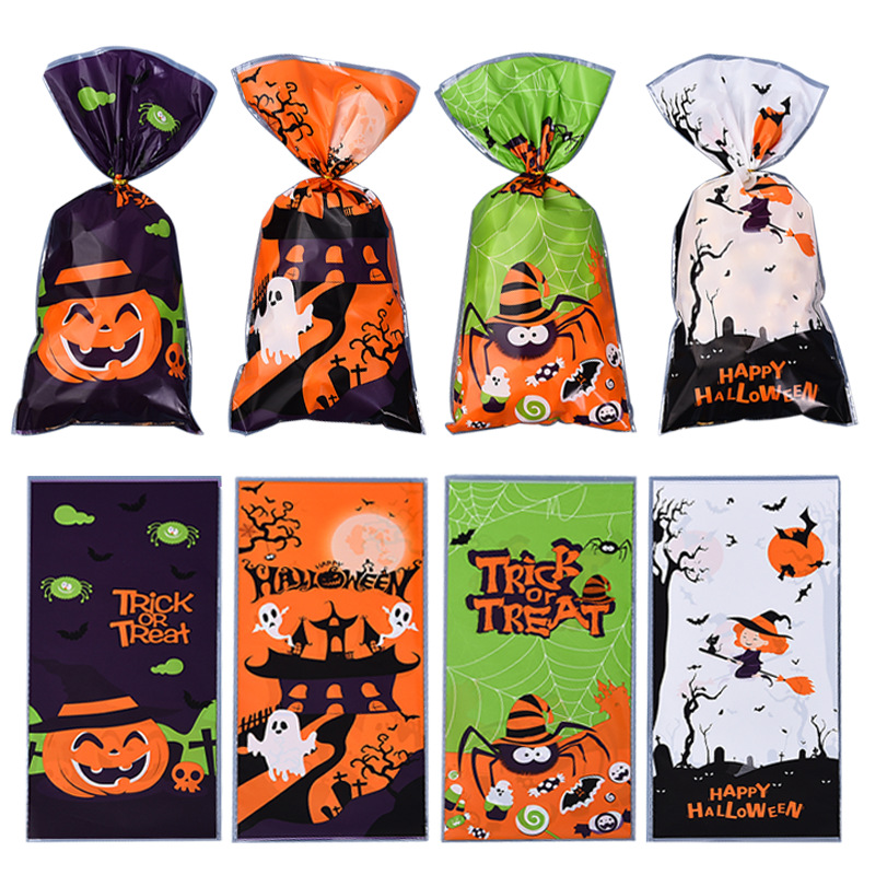 2023 New Cross Border Halloween Candy Bag Creative Tote Bag Children's Day Gift Party Performance Decorative Bag