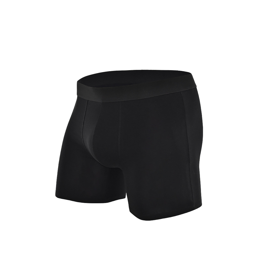 Picture of Pure Cotton Anti-Wear Leg Boxer Briefs American Trendy Underwear Amazon Cross-Border Wholesale Sports Long European and American Underwear for Men
