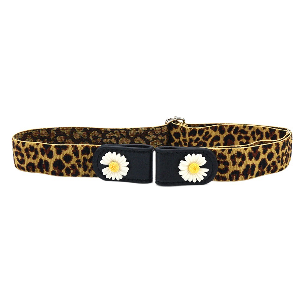 Little Daisy Invisible Lazy Belt Women's Decorative All-match Seamless Student Women's Belt Little Red Book Elastic Belt