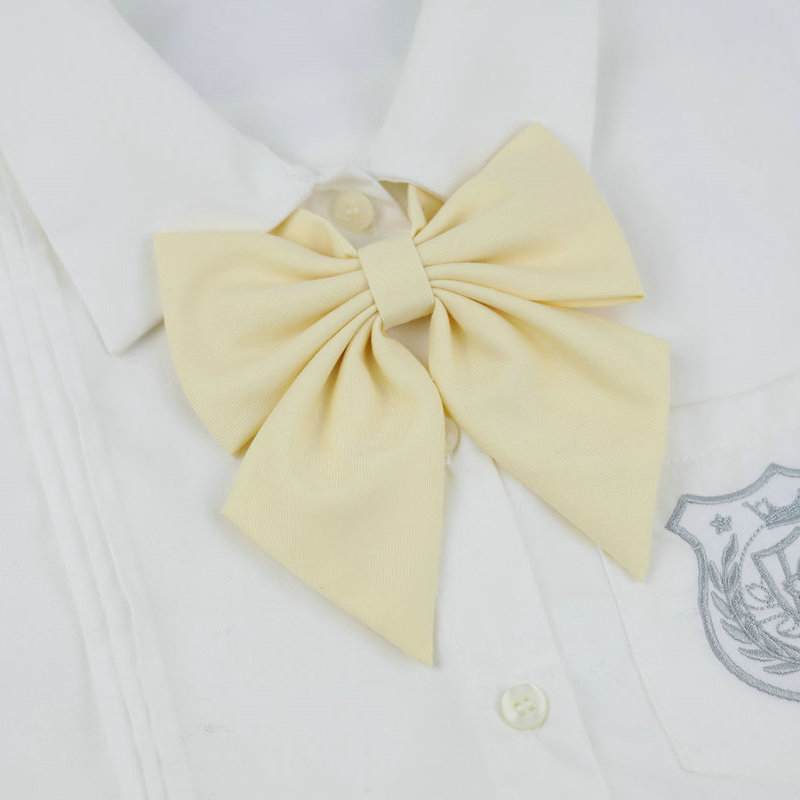 Picture of JK Uniform College Style Solid Color Female Student Bow Tie School Uniform Japanese Style Seikan Suit Bow Red Roots