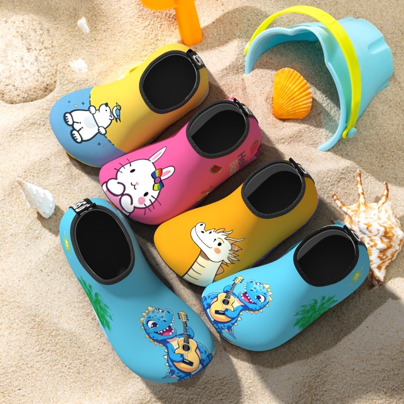 Beach shoes children's anti-cut socks barefoot men and women wading shoes seaside quick-drying breathable swimming tracing soft shoes non-slip