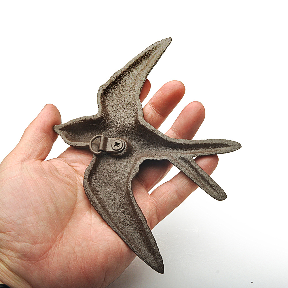 Picture of Cast Iron Flying Swallow Creative Retro Wall Decorations Swallow Personality Home Decorations Hallway Courtyard Garden Courtyard Crafts