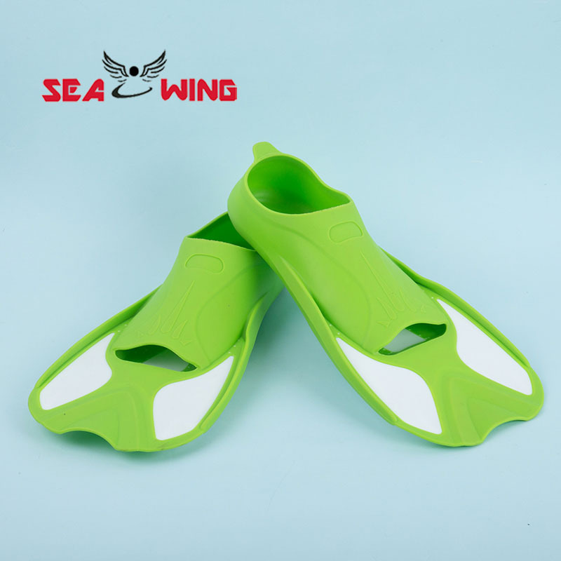 Picture of Cross-border swimming training flippers snorkeling adult children diving frog shoes short mermaid flippers free diving wholesale