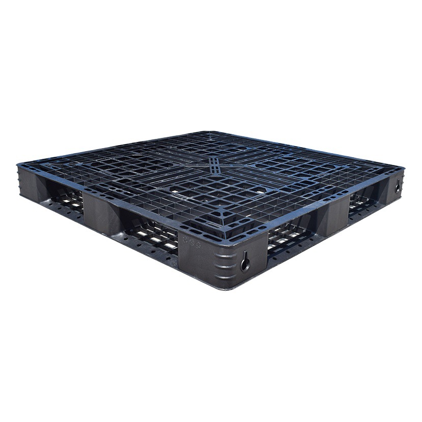 Black Grids Tianzi Fumigation-Free Disposable Export Plastic Forklift Pallet Pallet Logistics Cabinet Warehouse Pallet