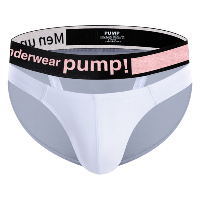 temu shein popular recommend large V belt men's ring briefs laser gradient briefs MP235