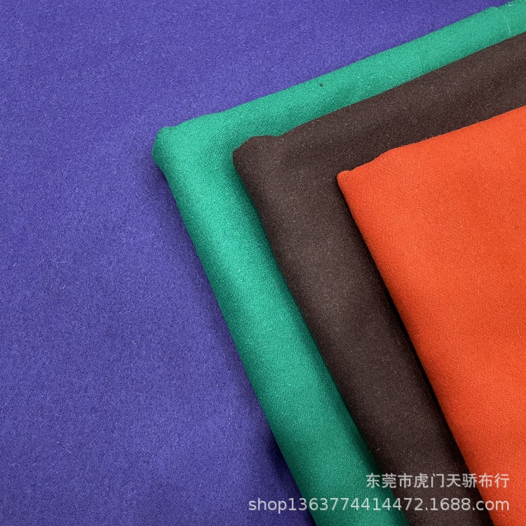 Spot supply of wheat tweed coat fabric woven 600 grams of Meldon autumn and winter coat shoes luggage material