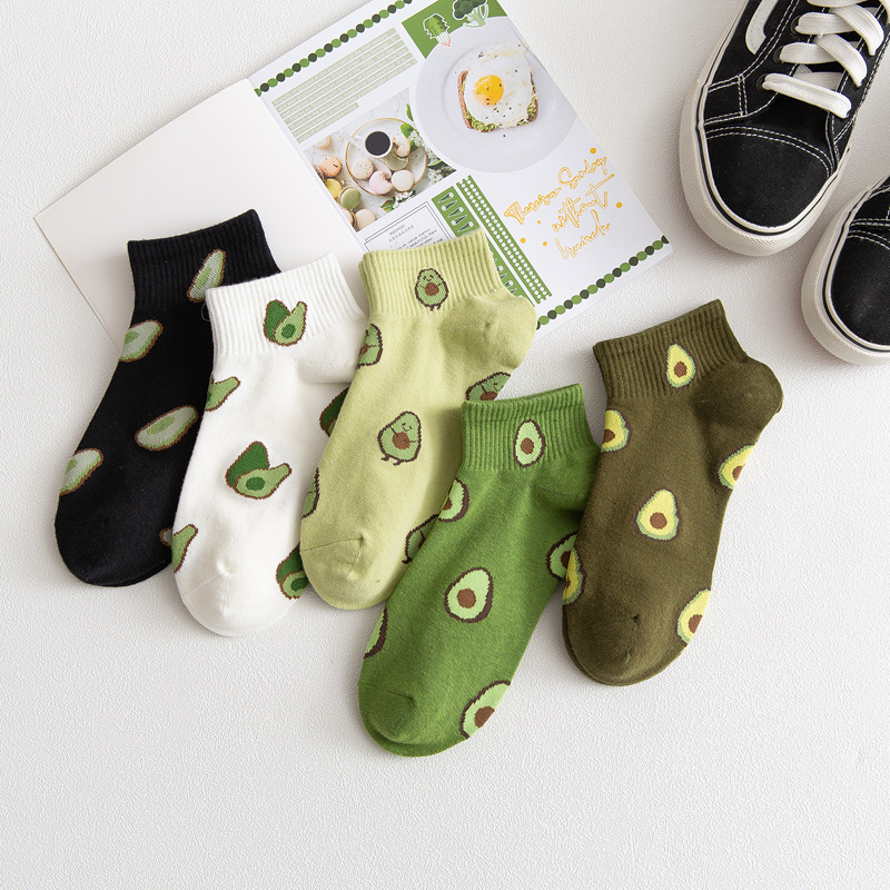 Short Socks Women's Boat Socks Shallow Mouth Fresh Japanese Style Spring and Autumn Summer Apogo ins Fashionable Autumn Short Socks Women's Socks