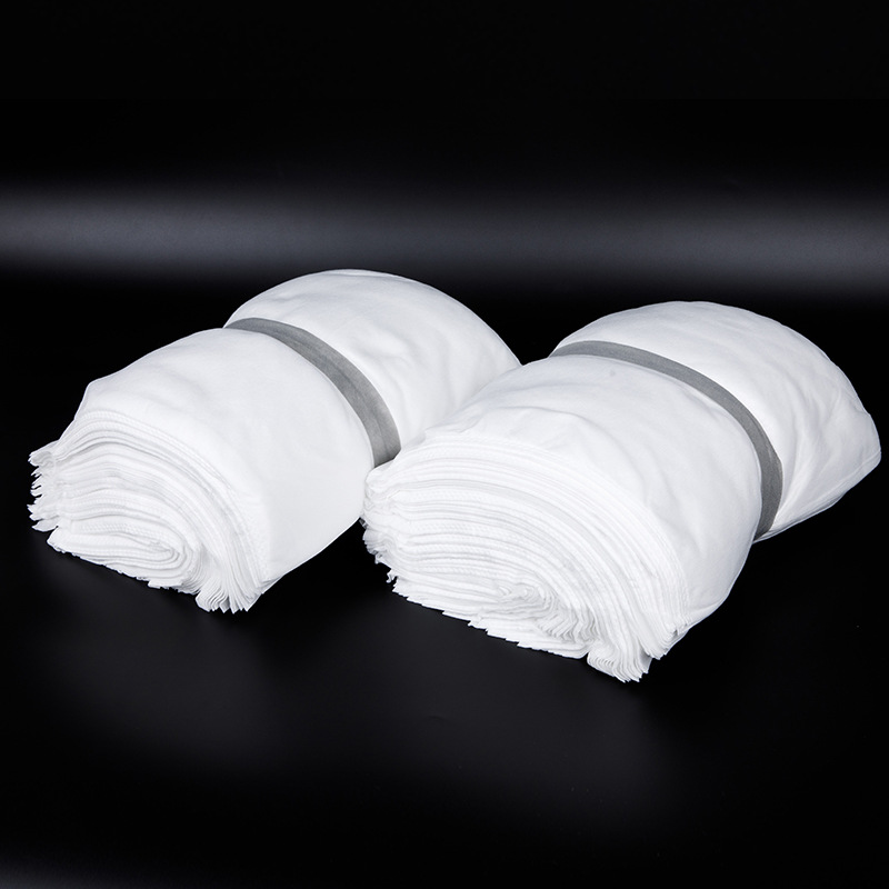 Picture of Roll Material 50g Spunlace Fabric White Non-Woven Fabric Plain Weave Polyester Wear-Resistant Dry and Wet Wipes Facial Mask Packaging Melt-Blown Process