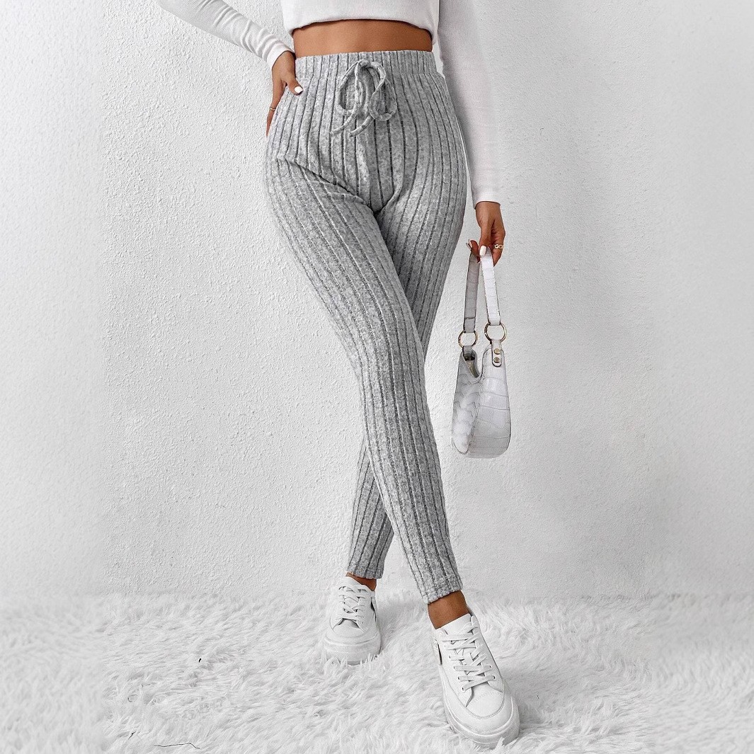 Online Popular European and American Cross-border Autumn and Winter Yoga Pants Hip Breathable Yoga Clothes Tight High Waist Sports Base Fitness Pants for Women