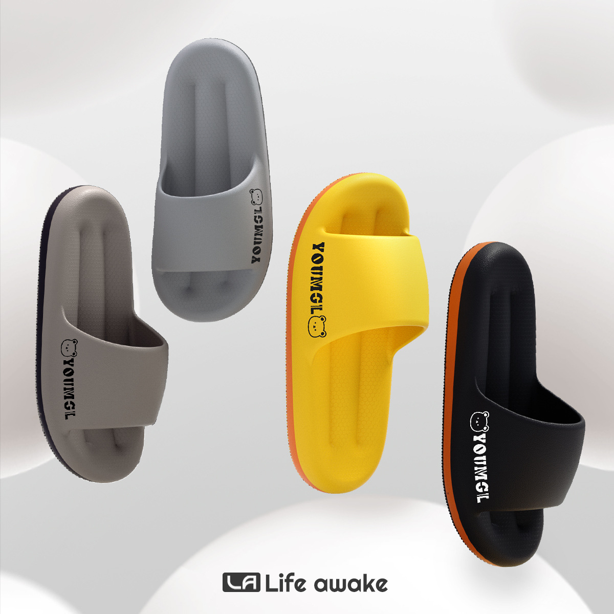 Slip-on Slippers Women's 2025 New Indoor Home Home Non-slip Bathroom Bathing Eva Sandals Men's Summer