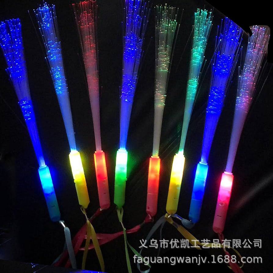 Picture of Luminous toy children's fairy stick flash stick handheld LED optical fiber glow stick color luminous stall wholesale