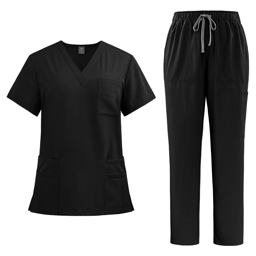 Picture of AliExpress Hot Selling Hand Washing Clothes Quick Drying Casual Comfortable Hospital Doctor Nurse Staff Work Clothes suit Men and Women