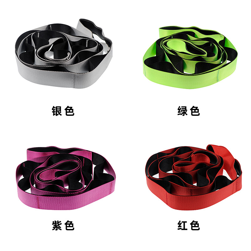 Picture of Factory direct fitness yoga stretch band quality yoga stretch band training yoga band yoga rope