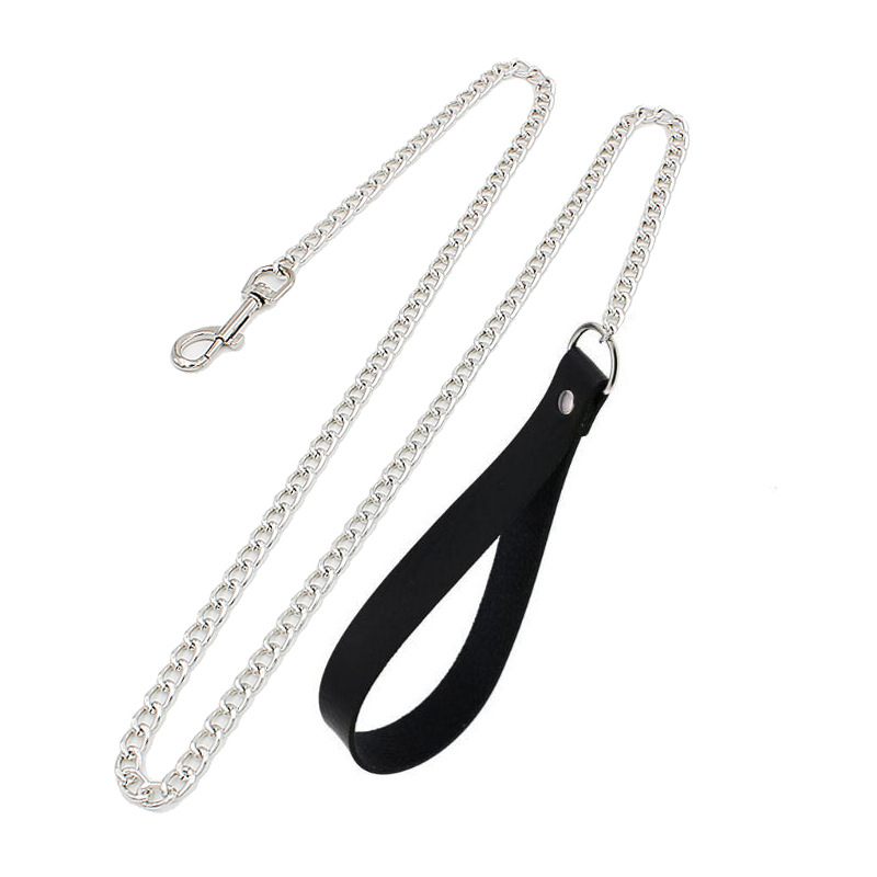 Picture of European and American Exaggerated Adult Sex Products Rivet Collar Flirting Necklace Neck Neck Set Dog Slave Special Traction Rope Set