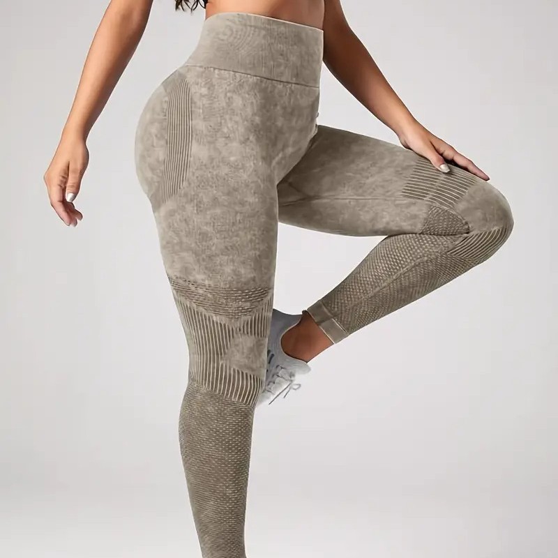 European Pants Clothing Yoga Fitness Bomb Frosted Cross-border Washing Training Pants European and American Women's Sports Code