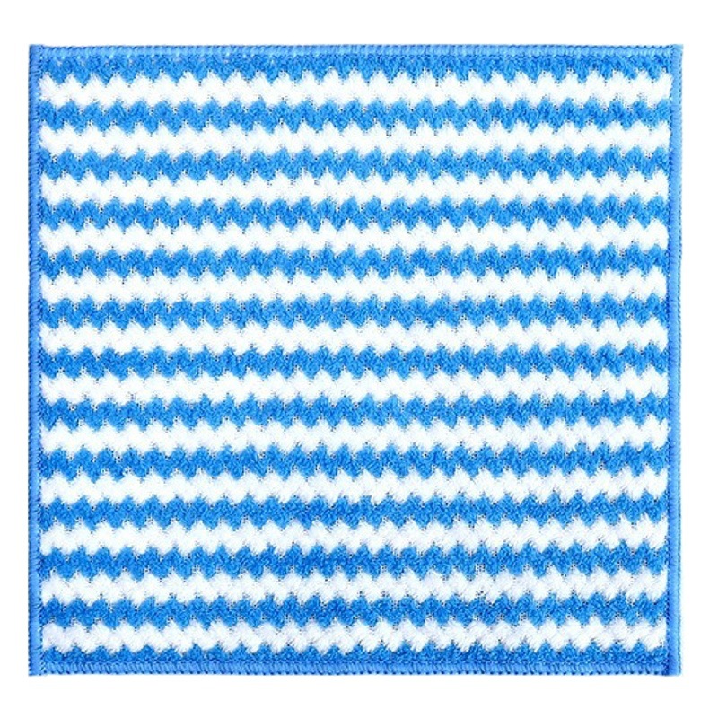 Oil-free lint-free dishcloth absorbent dishwashing cloth kitchen cleaning cloth small towel thickened table bowl cleaning scouring pad