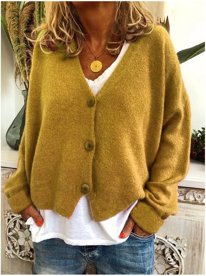 Picture of 2022 Europe and the United States cross-border Women's eBay Amazon wish autumn and winter explosions casual loose sweater knitted cardigan