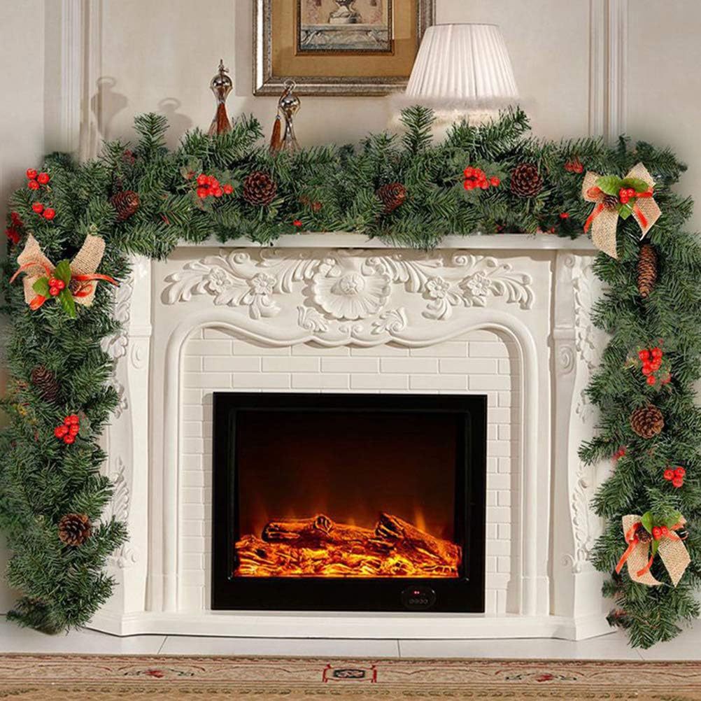 180cm/ 2.7m Encrypted Christmas Red Fruit Rattan Red Christmas Decorative Rattan Door Rattan Door Decoration
