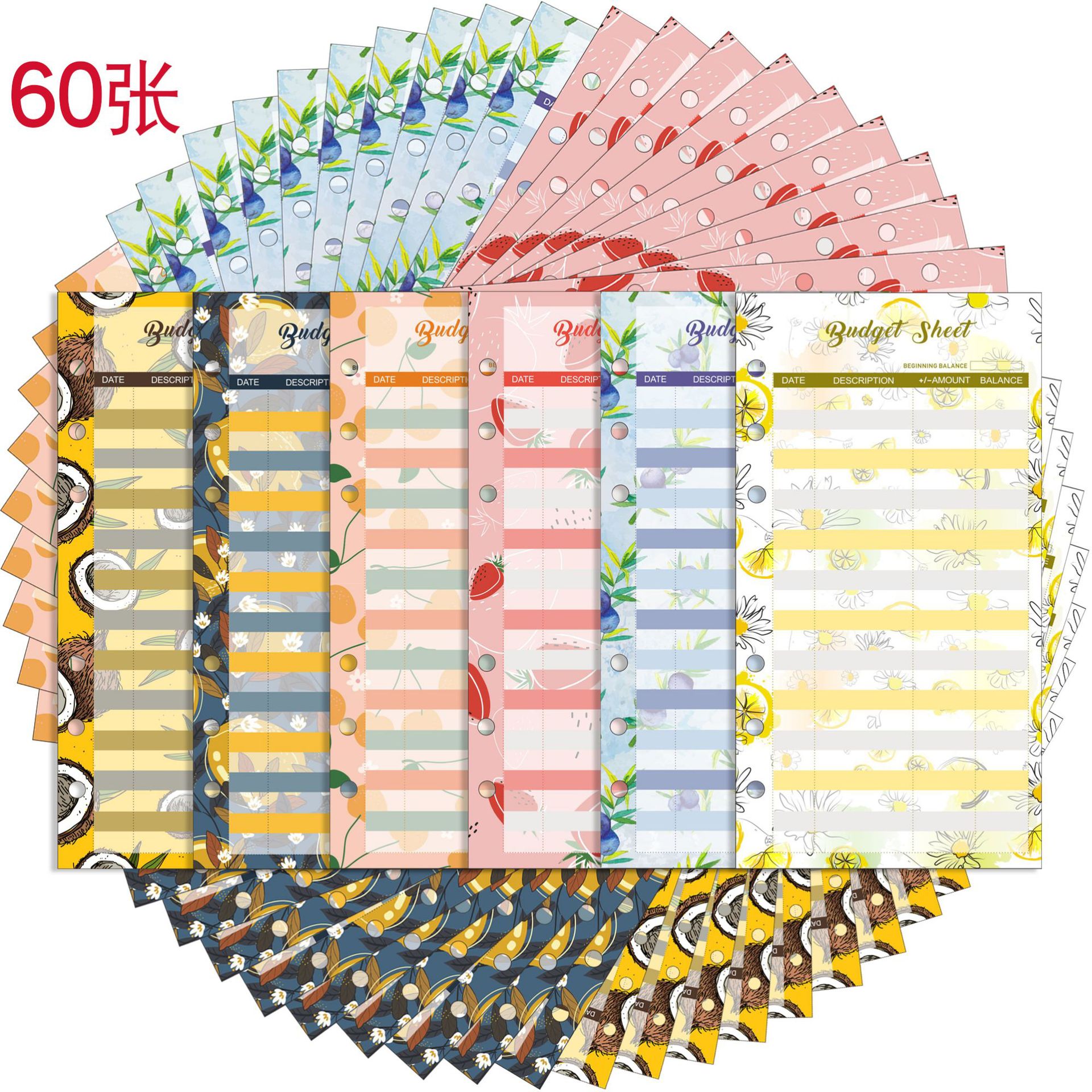 Picture of Cross-Border Supply of Perforated Budget Envelope Consumption Card Foreign Trade Accounting Budget Cash Envelope Consumption Card Paper in Stock
